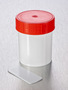 Corning® Gosselin™ Straight Container, 125 mL, White PP with White Spatula, Red Screw Cap, Assembled, 380/Case