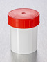 Corning® Gosselin™ Straight Container, 125 mL, White PP with White Spatula, Red Screw Cap, Assembled, Sterile, 380/Case