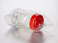 Corning® Gosselin™ Straight Container, 180 mL, PP, Red Screw Cap, Assembled, Sterile, 1/Bag, 200/Case