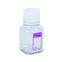 Corning® Gosselin™ Water Sampling Octagonal PET Bottle, 125 mL, Graduated, 160 mg/L Sodium Thiosulfate, 31 mm Tamper-evident Cap, Sterile, 24/Pack, 336/Case