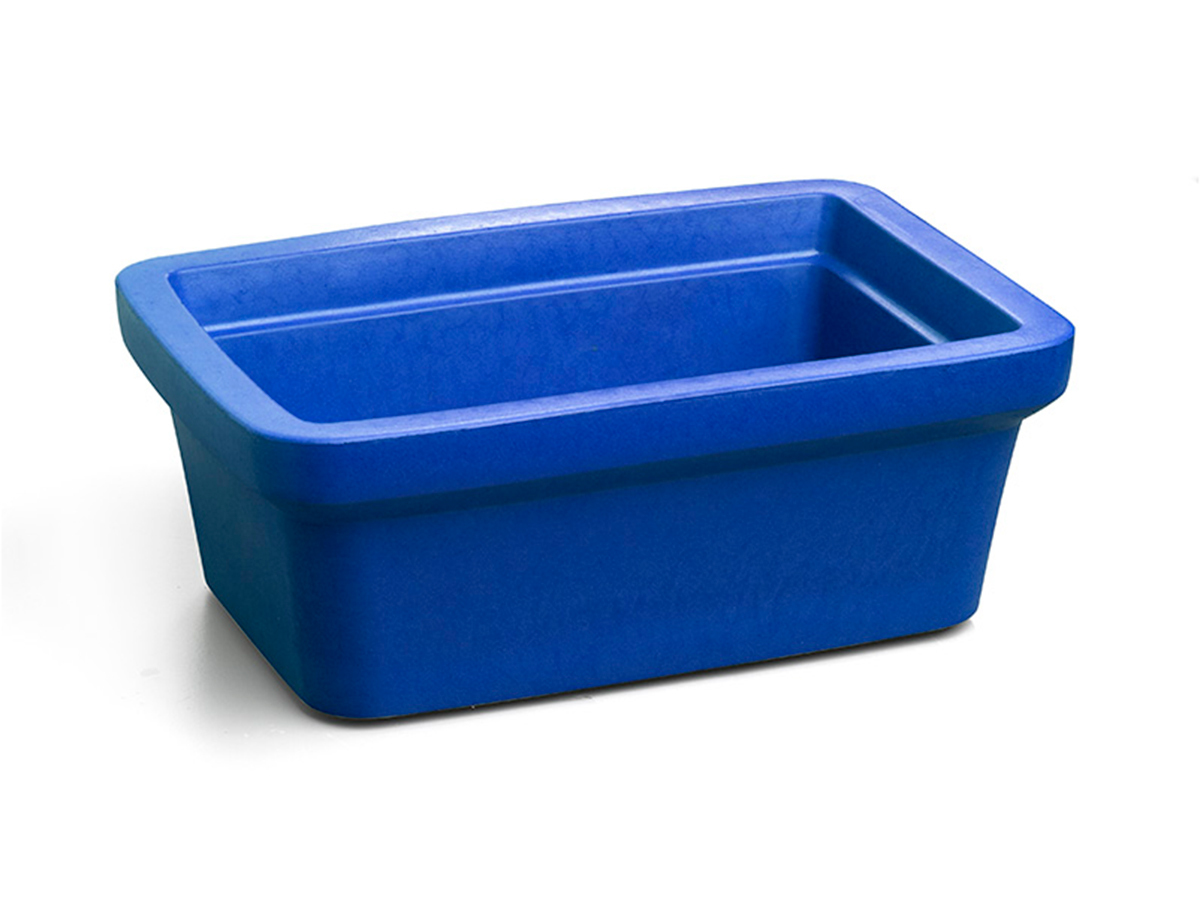HDX 14 Qt. Blue Round Plastic Bucket with Steel Handle 8014 - The Home Depot