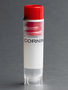 Corning® 2 mL Red Cap Internal Threaded Polypropylene Cryogenic Vial, Self-Standing with Round Bottom
