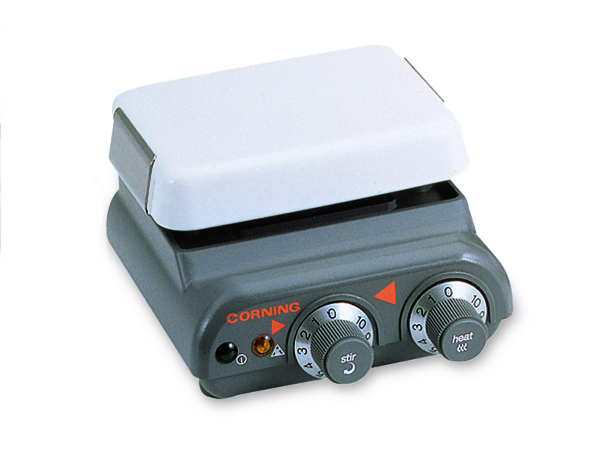 Corning 6798-400D PC-400D Digital Hot Plate with 5 x 7 Pyroceram Top 230V 5 to 550 Degrees C 