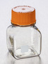Corning® 150 mL Square Polycarbonate Storage Bottles with 45 mm Caps, Individually Wrapped