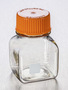 Corning® 150 mL Square Polycarbonate Storage Bottles with 45 mm Caps, Individually Wrapped