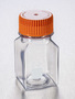 Corning® 125 mL Square PET Storage Bottles with 45 mm Caps