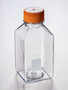 Corning® 500 mL Square PET Storage Bottles with 45 mm Caps