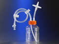 Corning® 500 mL Easy Grip Polystyrene Storage Bottles with Dip Tube, with 0.2 µm PTFE Filter, MPC