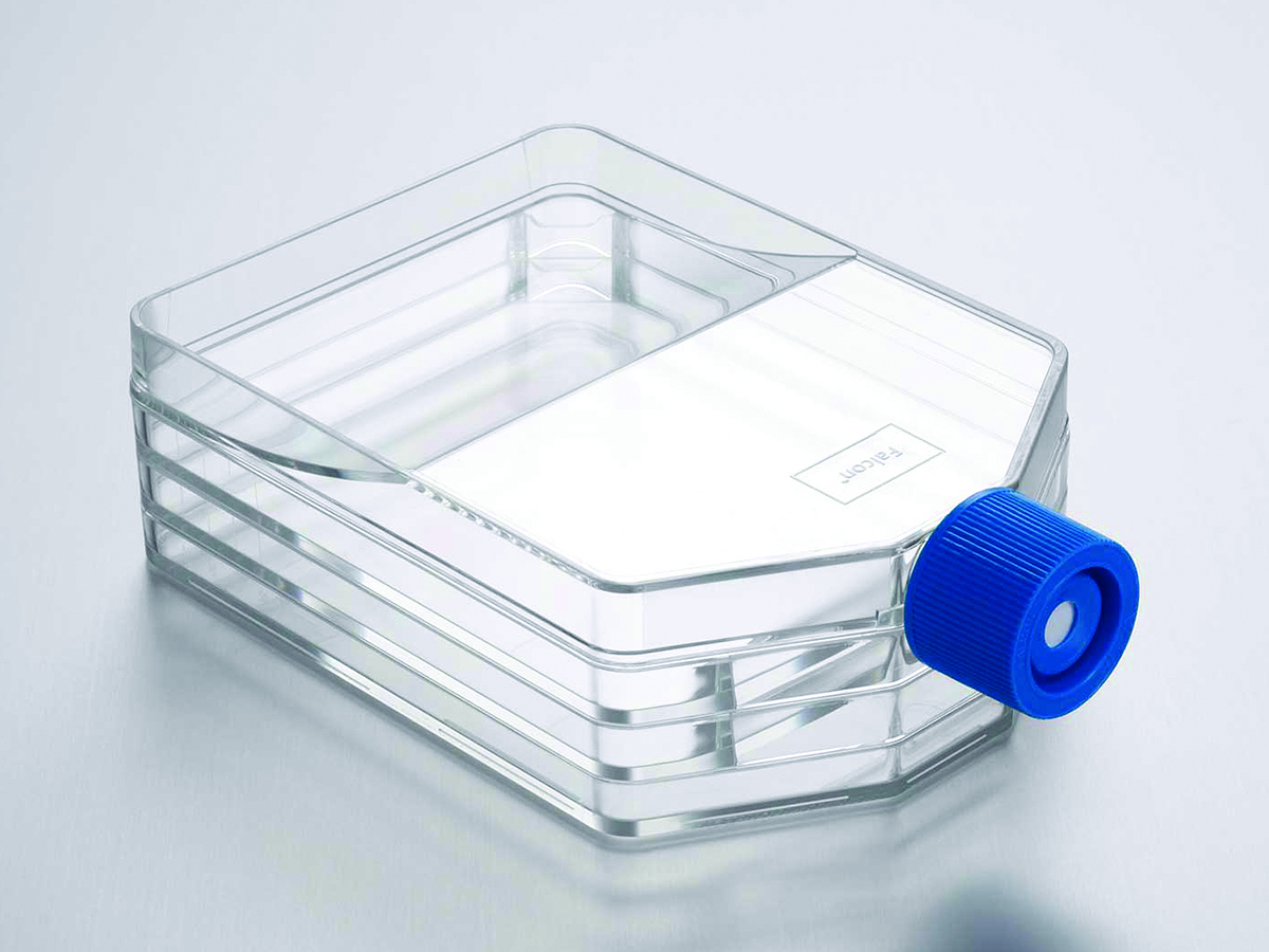 Falcon® 525cm² Rectangular Straight Neck Cell Culture Multi-Flask, 3-layer with Vented  Cap