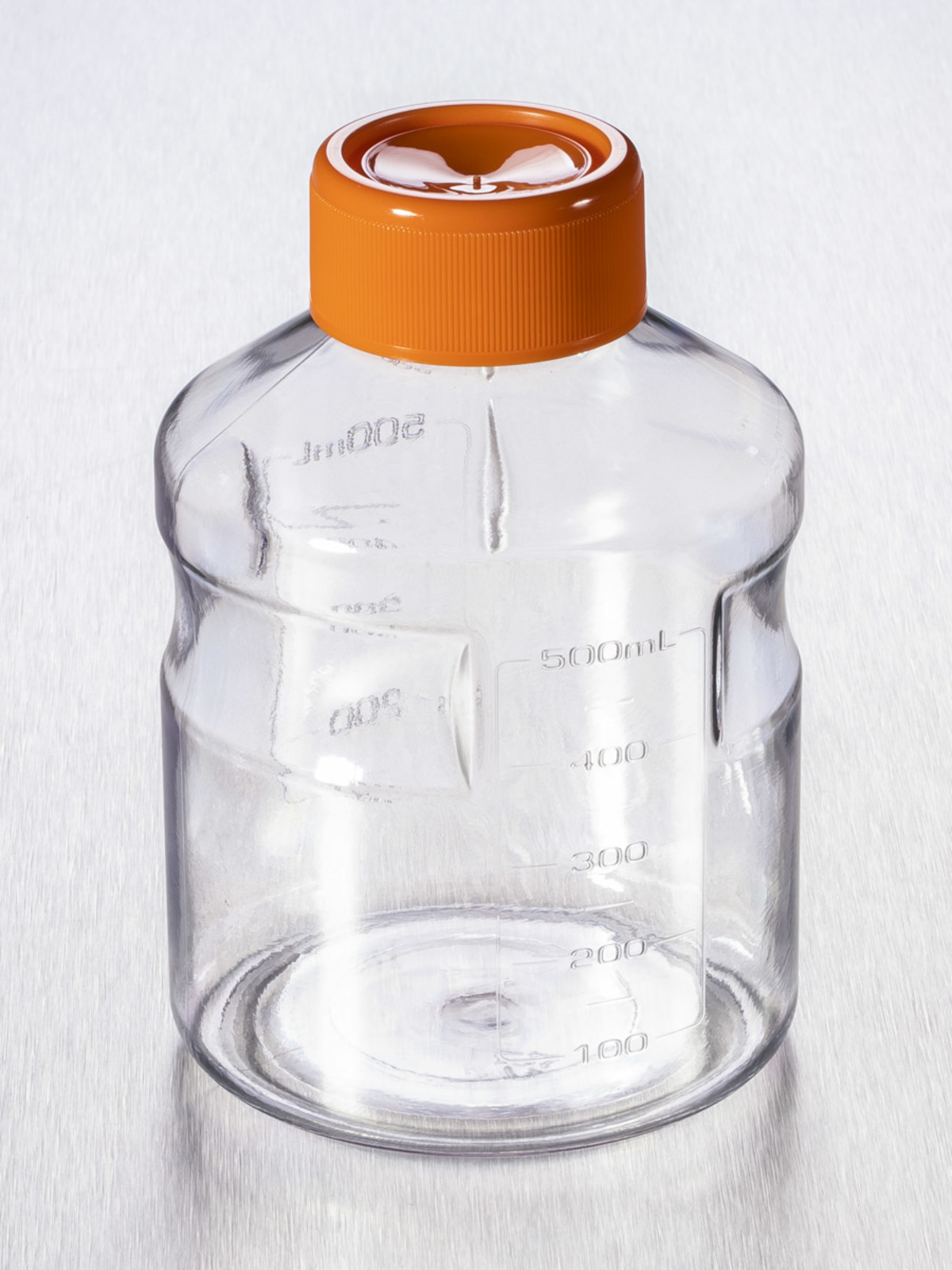BOTTLE,500ML,.45MM,PS,W/CAP,S,IND,2/24, 12 x 2
