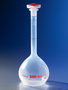 Corning® 250 mL Class A Reusable Plastic Volumetric Flask, Polymethylpentene with 19/26 Tapered PP Stopper