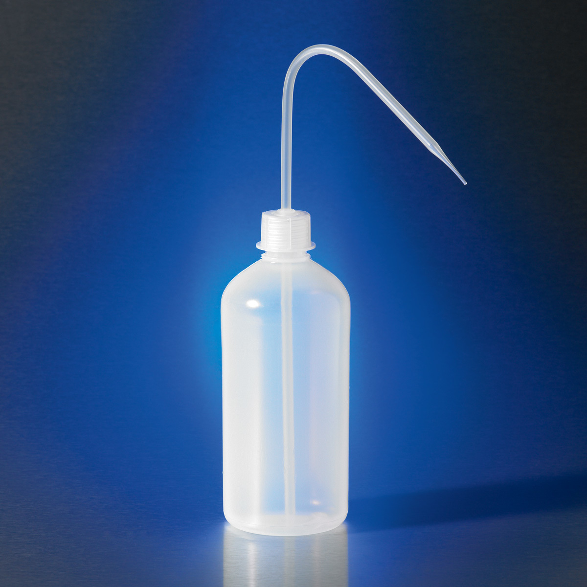 Corning® 500 mL Reusable Plastic Narrow Mouth Wash Bottle, Low Density Polyethylene with GL-25 PP Screw Cap