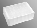 Axygen® 24-well Clear V-Bottom 10 mL Polypropylene Rectangular Well Deep Well Plate, 5 per Pack, Sterile