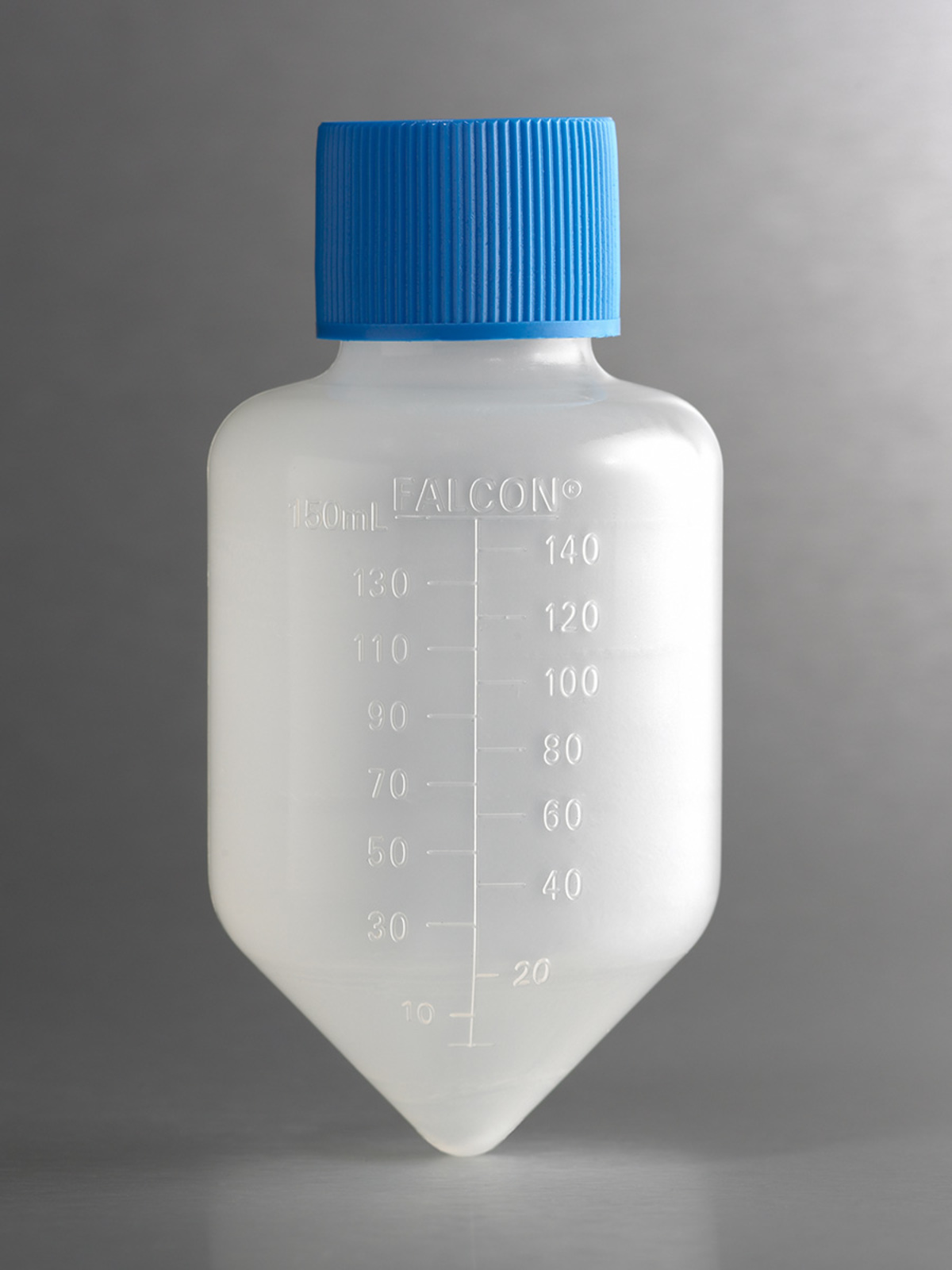Falcon® 175 mL PP离心管,锥形底,带密封螺旋盖,无菌,8/袋,48/箱