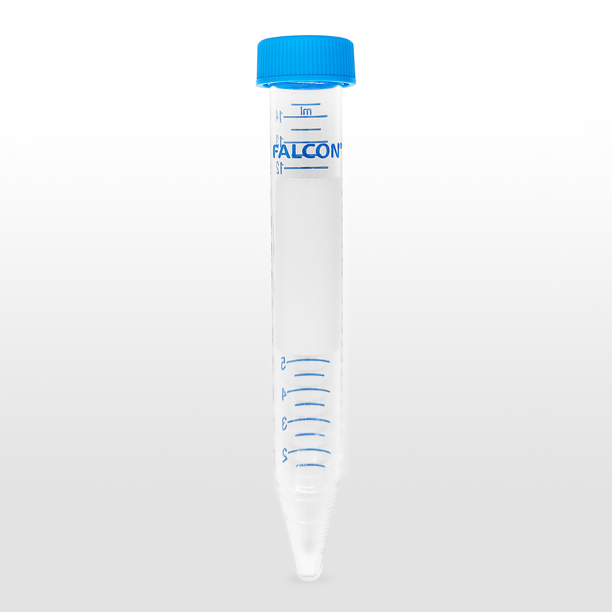 Falcon® 15 mL Polystyrene Centrifuge Tube, Conical Bottom, with Dome Seal Screw Cap, Sterile, 50/Rack, 500/Case