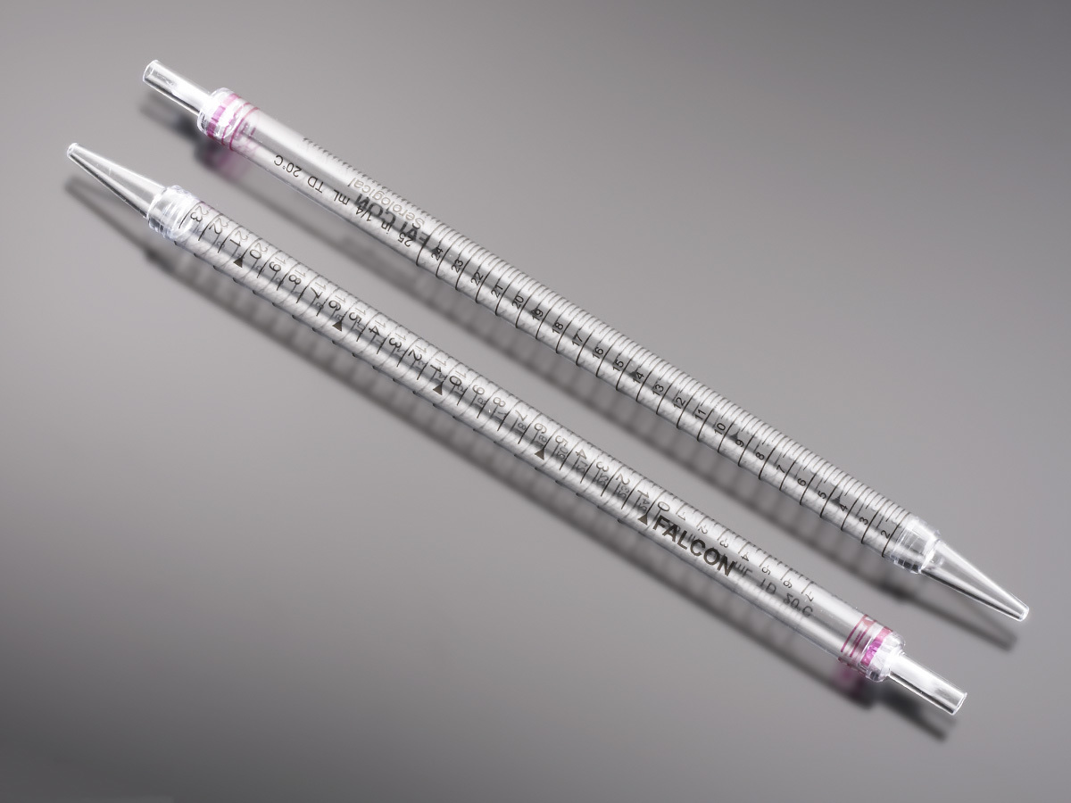 357525 | Falcon® 25 mL Serological Pipet, Polystyrene, Space Saver 357525 | Falcon® 25 mL Serological Pipet, Polystyrene, Space Saver