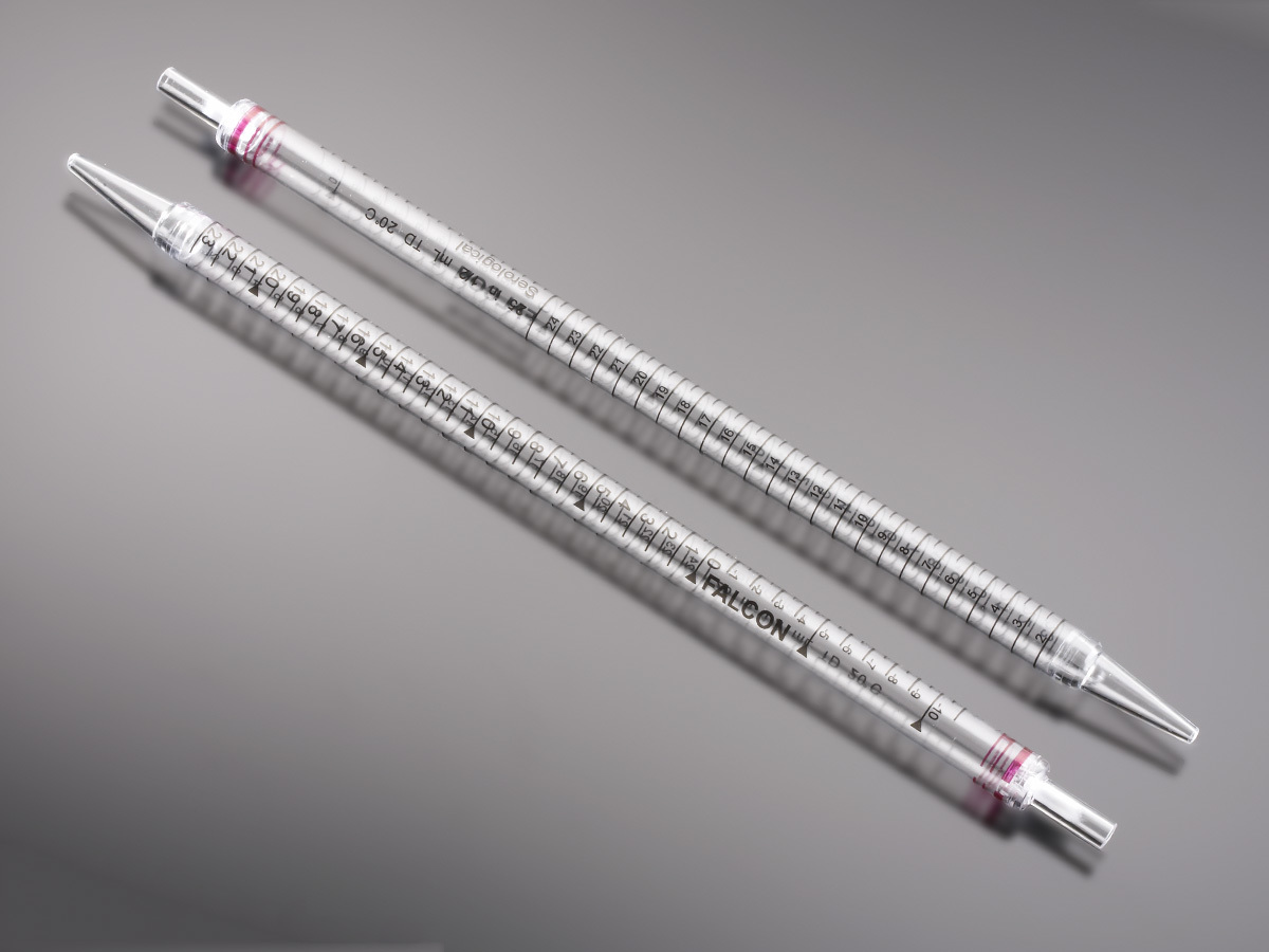 357535 | Falcon® 25 mL血清移液管,聚苯乙烯,加长,0.5增量,独立 357535 | Falcon® 25 mL血清移液管,聚苯乙烯,加长,0.5增量,独立