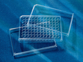 Corning® Polystyrene 96-well Microplate Low Evaporation Lid with Corner Notch, Condensation Rings, Sterile, 25 per Bag