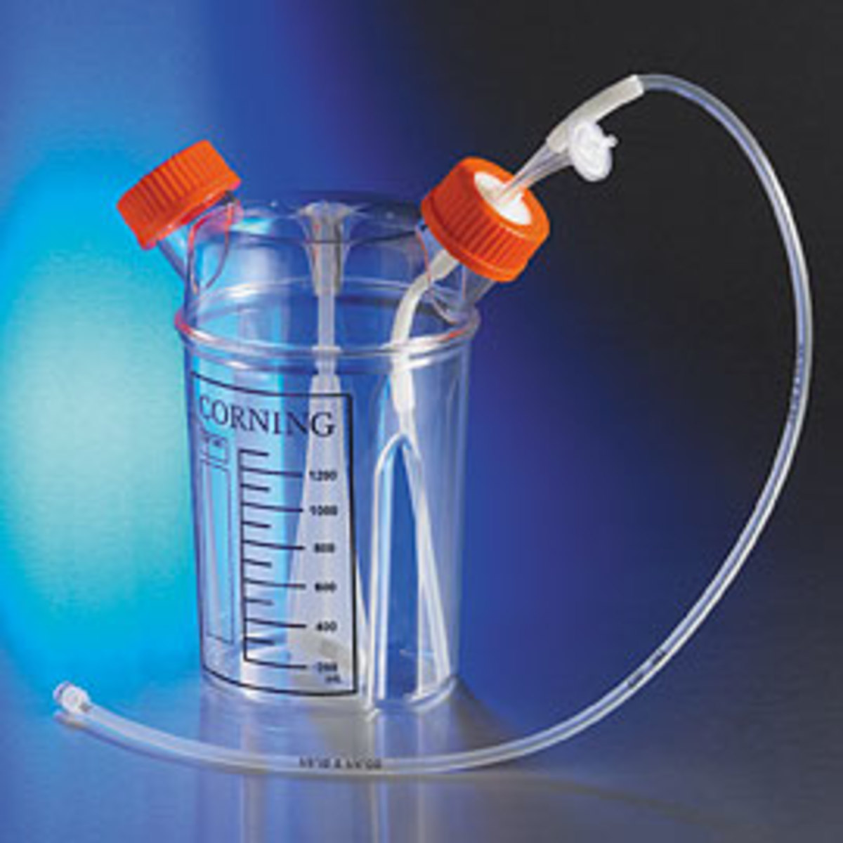 DISPOSABLE SPINNER FLASK,1L,W/ASEPTIC ACCESSORY,S,IND,1/6, 6 x 1