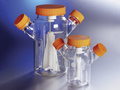 PYREX®バッフル付ガラススピナーフラスコ(サイドアーム付) 6000mL