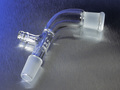 PYREX® 105° Angle Vacuum Connecting Adapter with 19/22 Joints