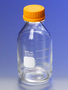 PYREX® 25 mL Round Media Storage Bottles, with GL25 Screw Cap