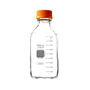PYREX® 1L Square Glass Media Storage Bottles, with GL45 Screw Cap