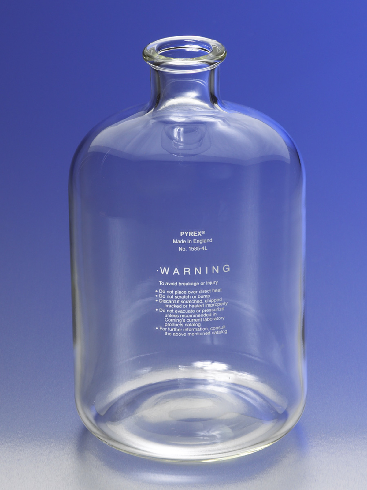 PYREX ® 4L Serum Bottle with Tooled Neck.