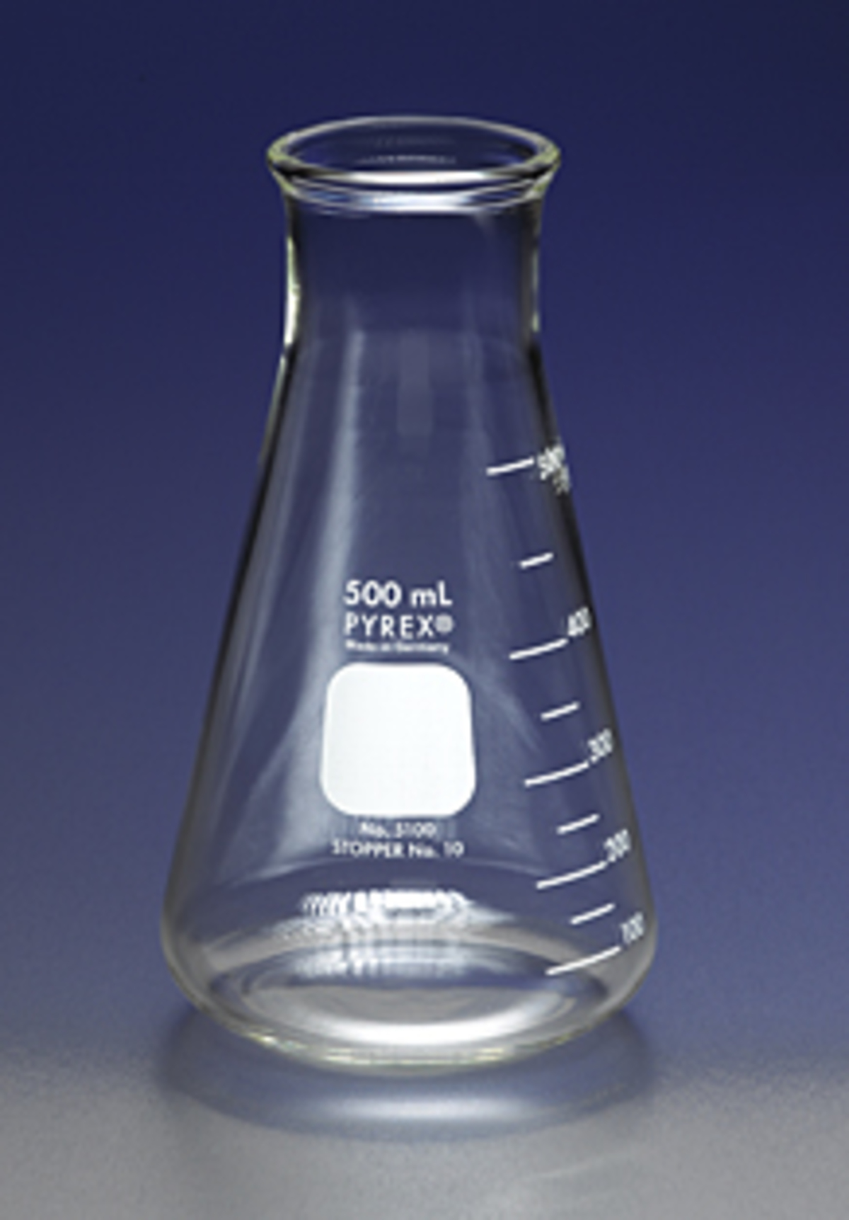 Pyrex® Heavy Duty Rim Borosilicate Glass Narrow Mouth Erlenmeyer Flask,  1500 ml