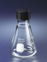 PYREX® 50 mL Narrow Mouth Erlenmeyer Flask with Phenolic Screw Cap