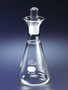 PYREX® 125 mL Iodine Determination Flasks with Glass No. 22 Standard Taper Stopper