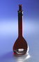 PYREX® Low Actinic 10 mL Class A Volumetric Flask with Glass Standard Taper Stopper
