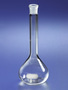 PYREX® 50 mL Class A Volumetric Flask with Polyethylene Standard Taper Stopper