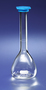 PYREX® 200 mL Class A Volumetric Flask with Polyethylene Snap-Cap