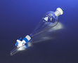 PYREX® 1L Replacement Squibb Separatory Funnel WITHOUT Valve and Stopper