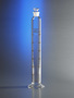 PYREX® JIS 500 mL Single Metric Scale Cylinders, Certified Class A, Standard Taper Stopper, Silver Stain Graduations, TC