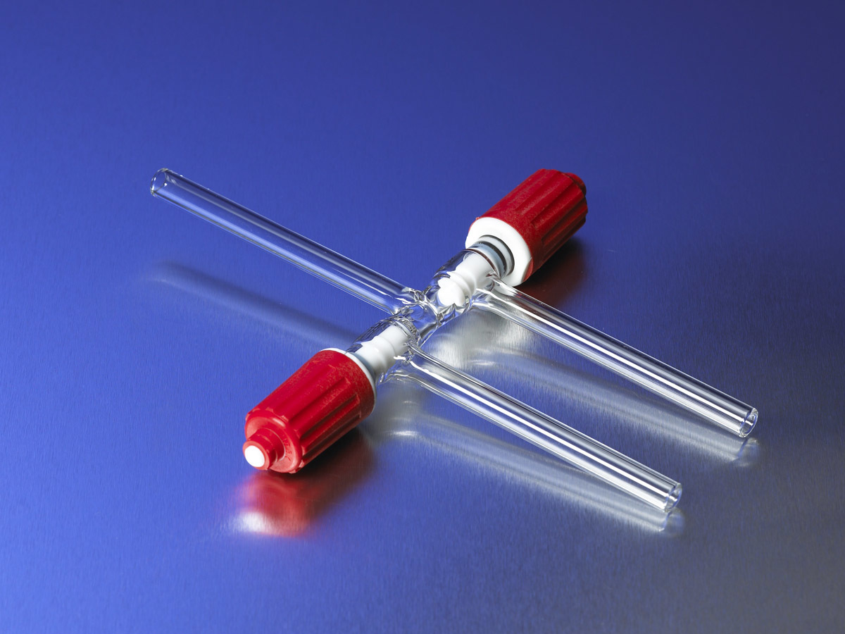 PYREX® 0-6 mm Plain Bore Rotaflo® Three-Way Stopcock