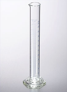 TD Pack of 1 Corning 70024-10 Pyrex Vista Single Metric Scale Class A Graduated Cylinder with Funnel Top 