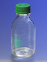 PYREXPLUS® PVC-Coated 250 mL Round Media Storage Bottles, with GL45 Screw Cap
