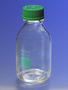 PYREXPLUS® PVC-Coated 500 mL Round Media Storage Bottles, with GL45 Screw Cap