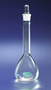 PYREXPLUS® Coated 200 mL Class A Volumetric Flask with Glass Standard Taper Stopper