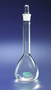 PYREXPLUS® Coated 100 mL Class A Volumetric Flask with Glass Standard Taper Stopper