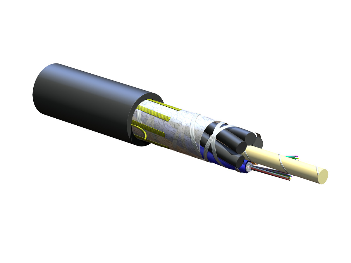 2x12 fibers, E9 SMF-28® Ultra fiber