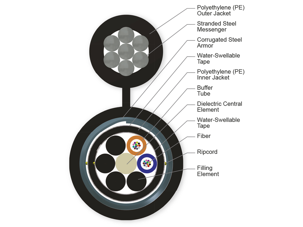 24 F, Single-mode (OS2)