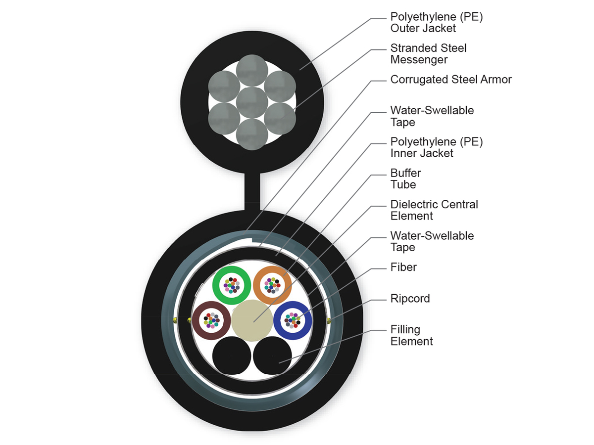 48 F, 62.5 µm multimode (OM1)