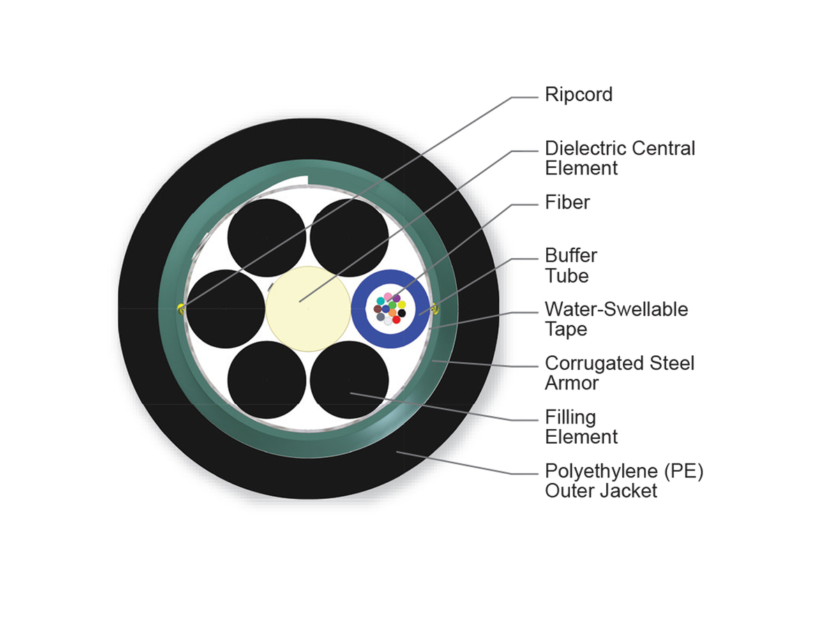 12 F, LEAF® fiber, Single-mode (OS2)
