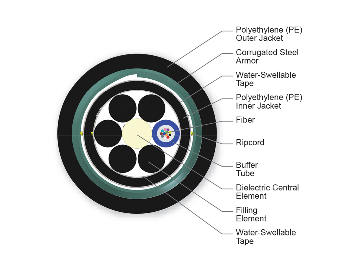 12 F, Single-mode (OS2)