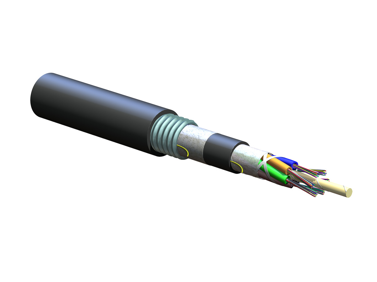 ALTOS® Loose Tube, Gel-Free, Double-Jacket, Single-Armored Cable