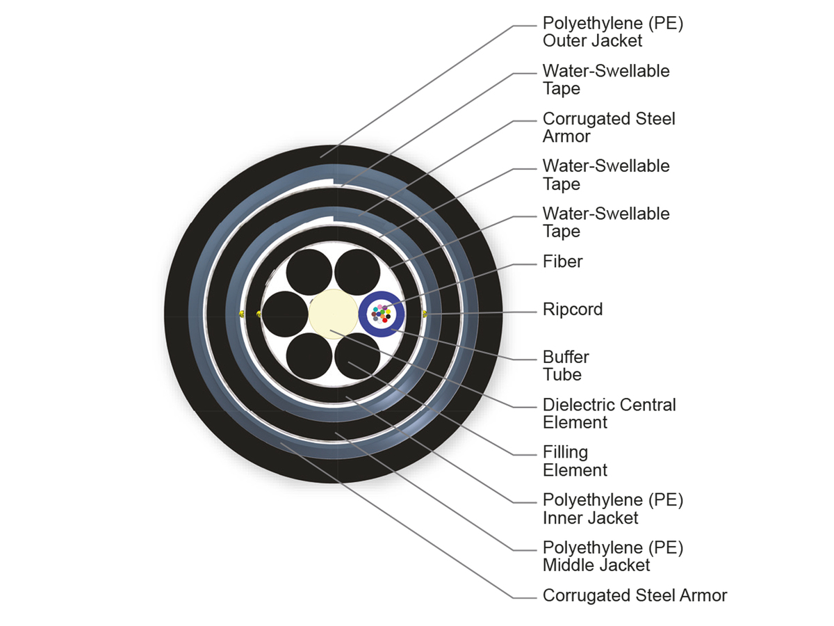 12 F, 50 µm multimode (OM2)