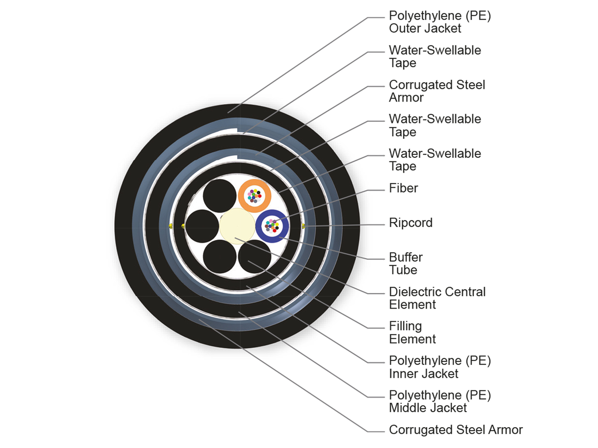 24 F, 50 µm multimode (OM2)